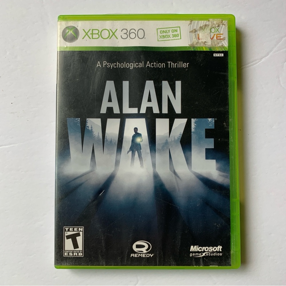 Alan Wake xbox 360 video game